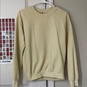 John Galt yellow crew neck